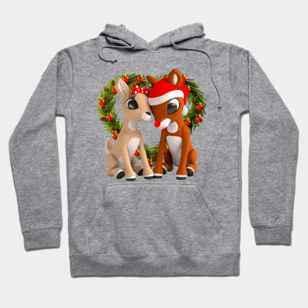 Clarice & Rudolph Hoodie by Pop Fan Shop